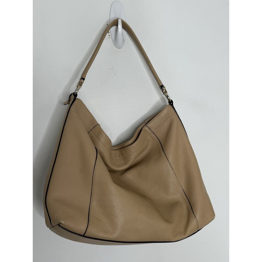 Coach Handbag Scout Hobo Bag Tan Top handle & Removable shoulder strap - Picture 6 of 15
